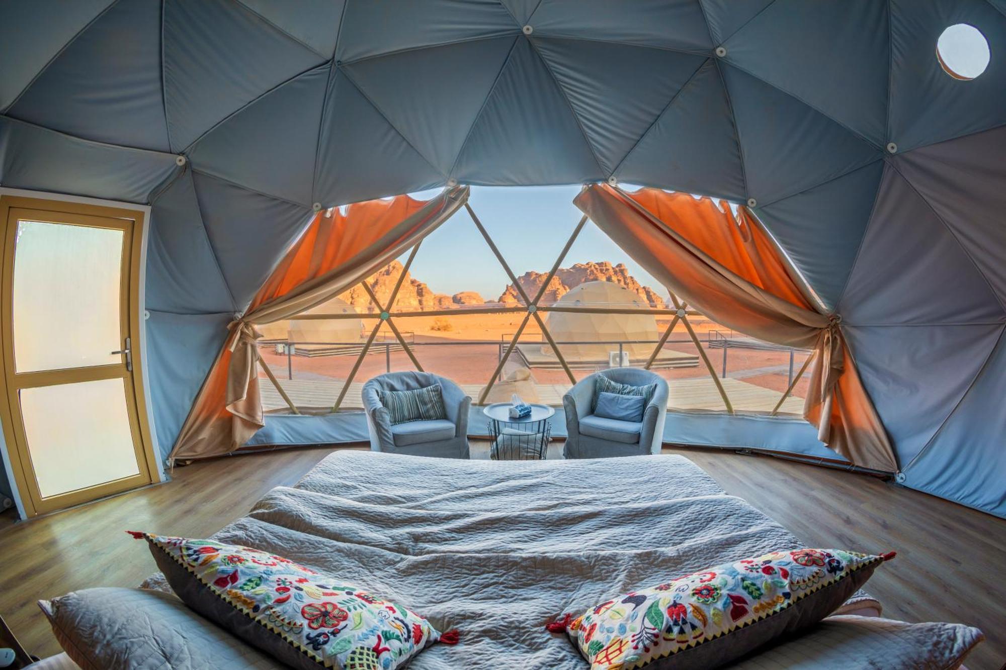 Wadi Rum Mundo Camp Aqaba Esterno foto