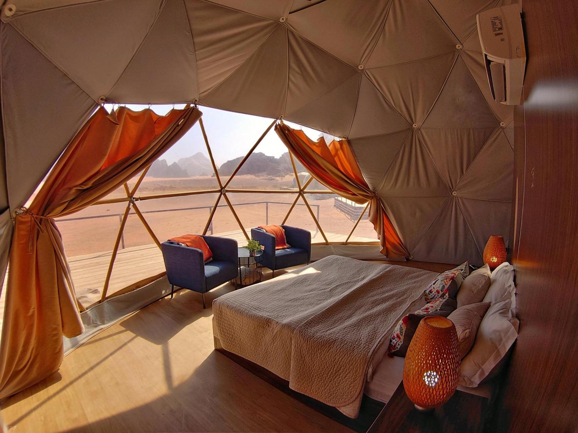 Wadi Rum Mundo Camp Aqaba Esterno foto